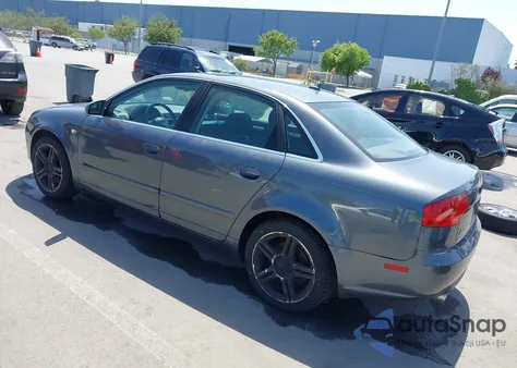 2007 Audi A4 2.0T из США, поврежденный, VIN WAUDF78E07A157361